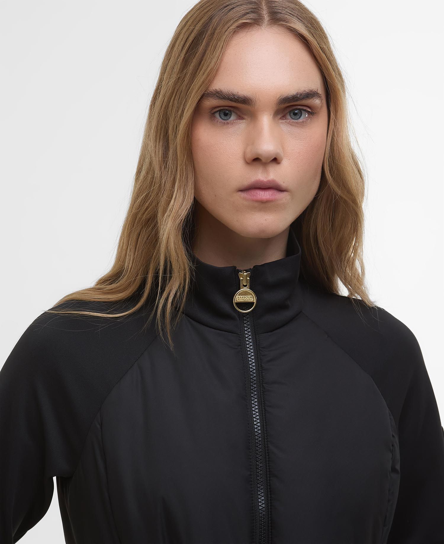 Barbour International Caprice Quilted Sweatshirt - Black
