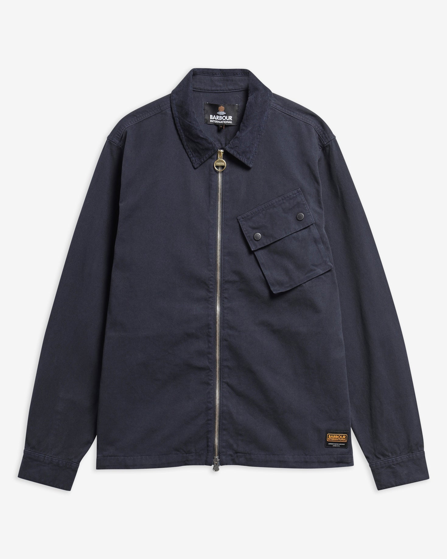 Barbour International A7 Overshirt - Navy