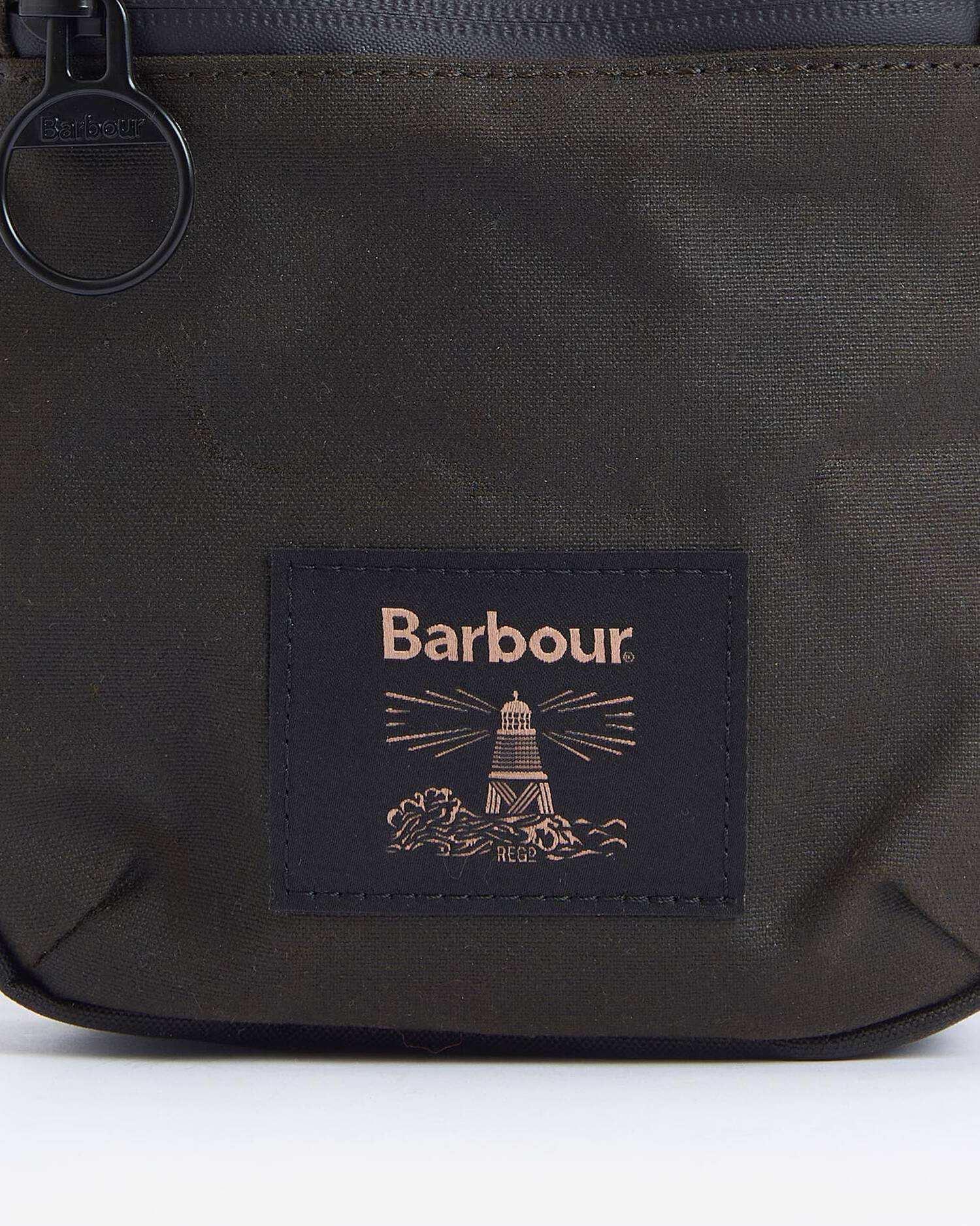 Barbour Field Wax Crossbody Bag - Olive