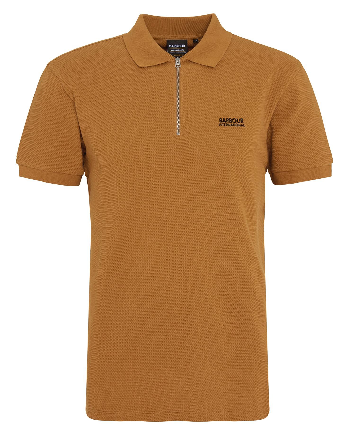 Barbour International Albury Texture Polo Shirt - Desert
