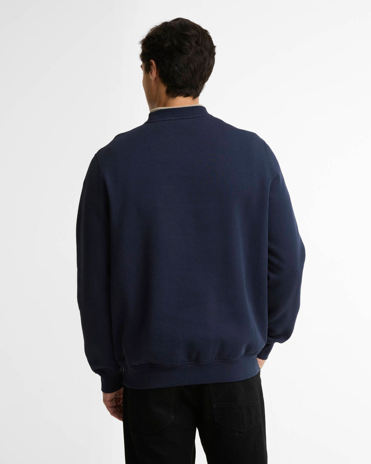 Barbour International Burnett Sweatshirt - Navy Blazer