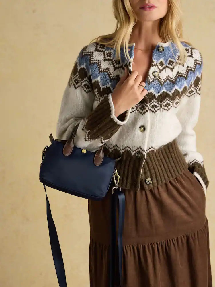 Joules Edie Navy Mini Cross Body Bag