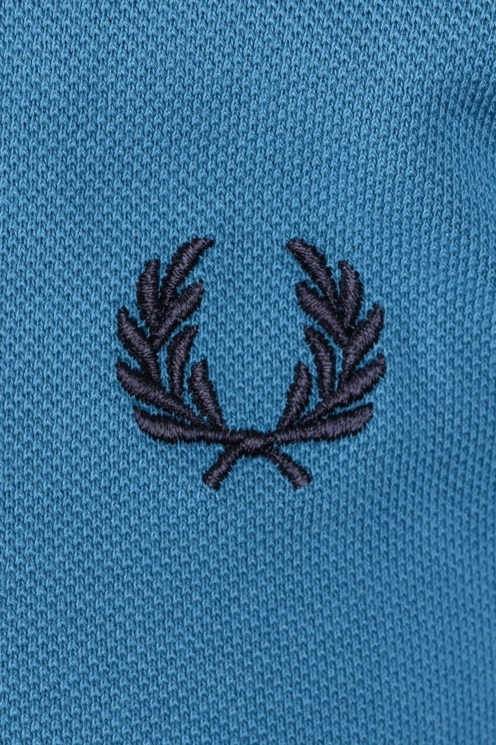 Fred Perry Twin Tipped Polo Shirt - Ocean Blue/Navy