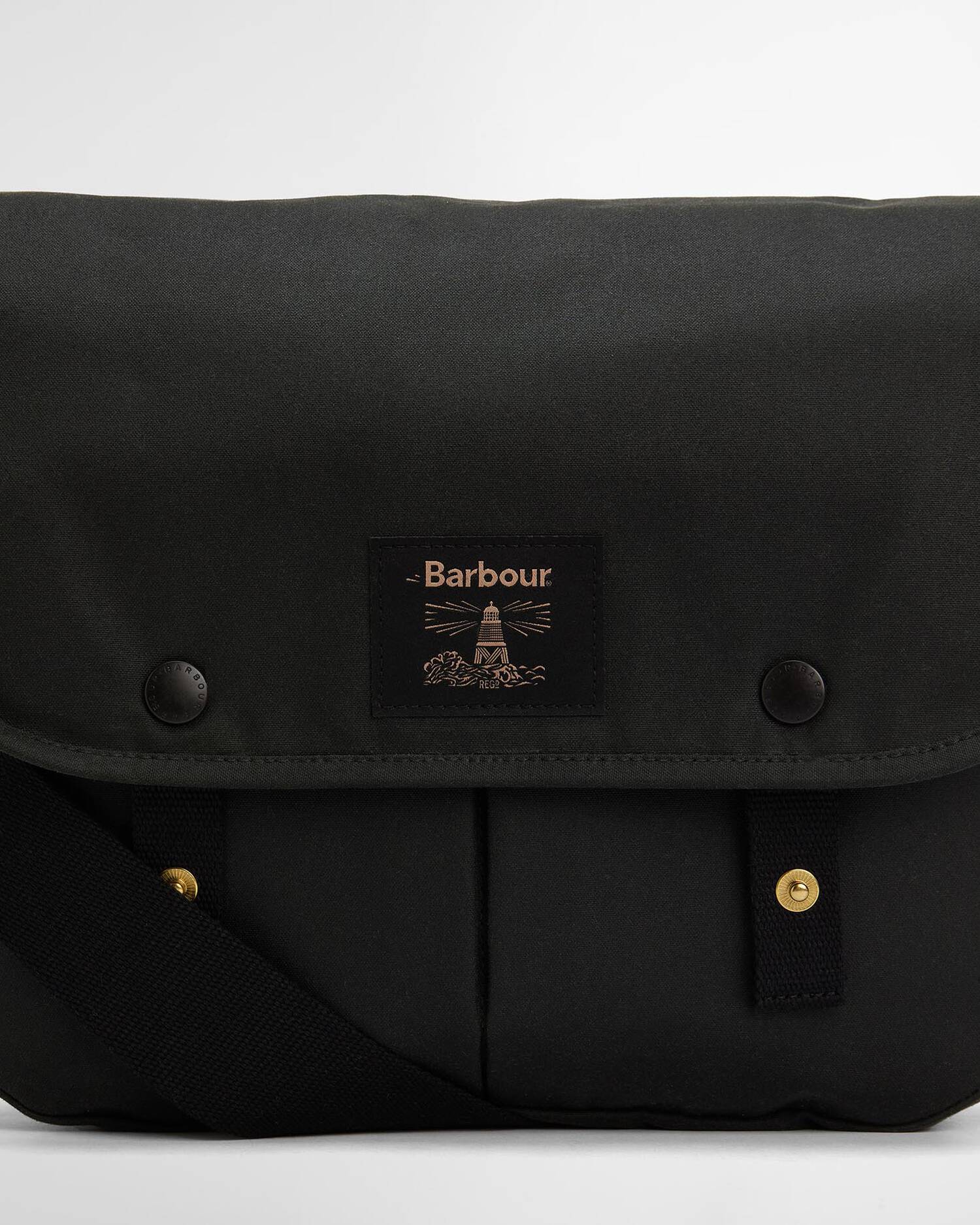 Barbour Field wax Riever Crossbody Bag - Sage