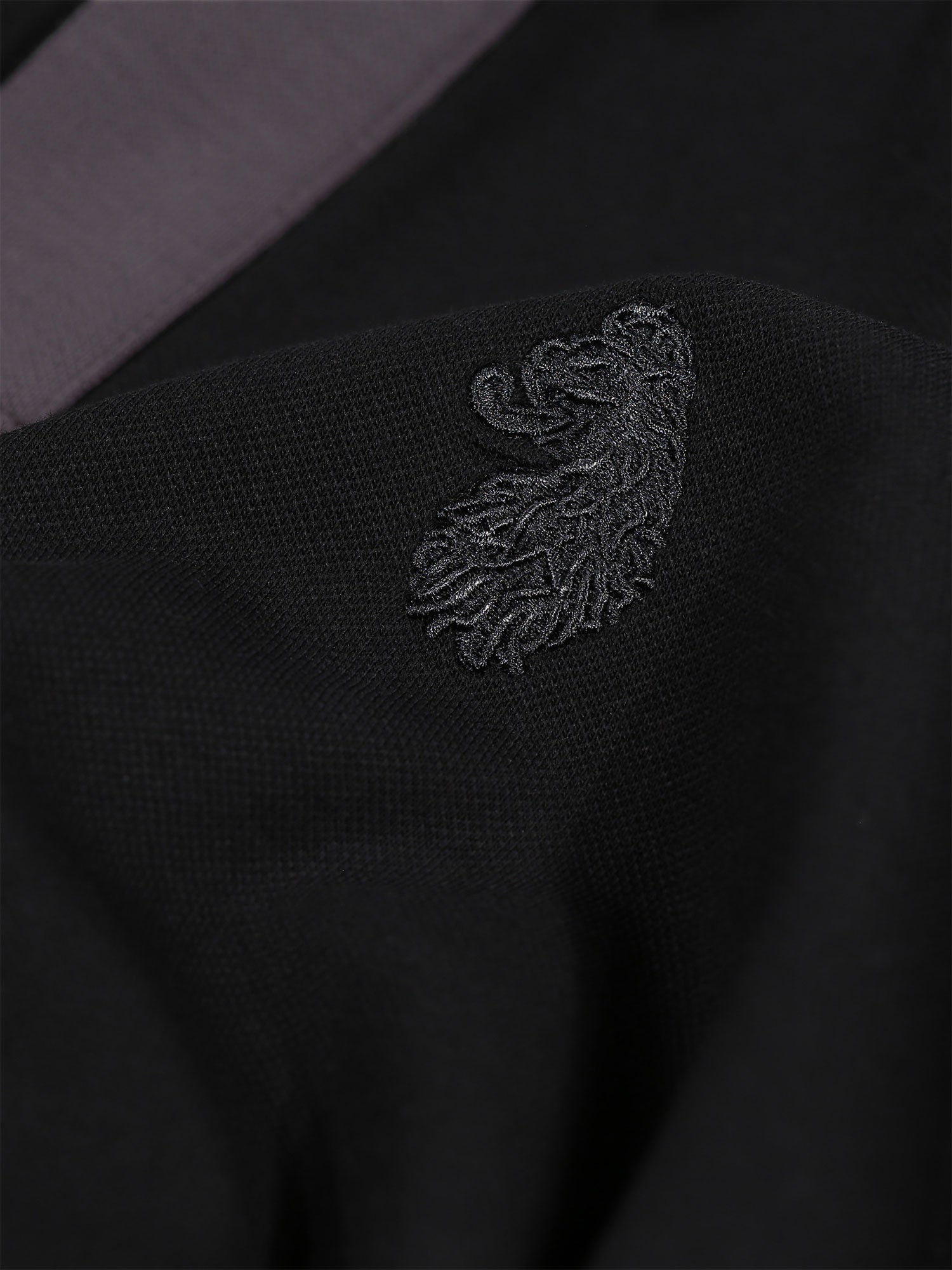 Luke Leo Tonal Polo Shirt - Black