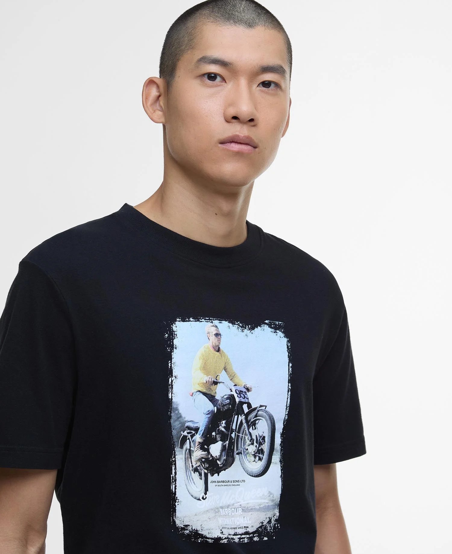 Barbour International SMQ Coster T-Shirt - Black