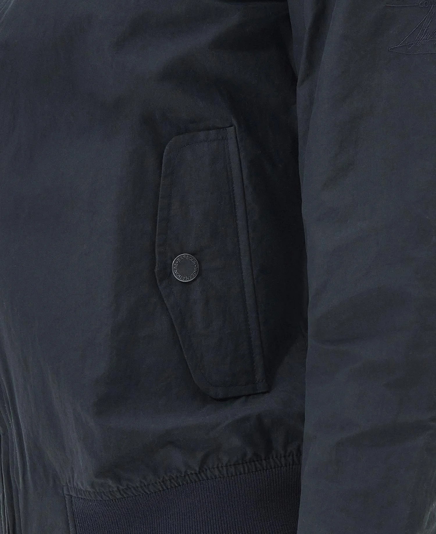 Barbour International SMQ Recitifer Harrington Jacket - Navy