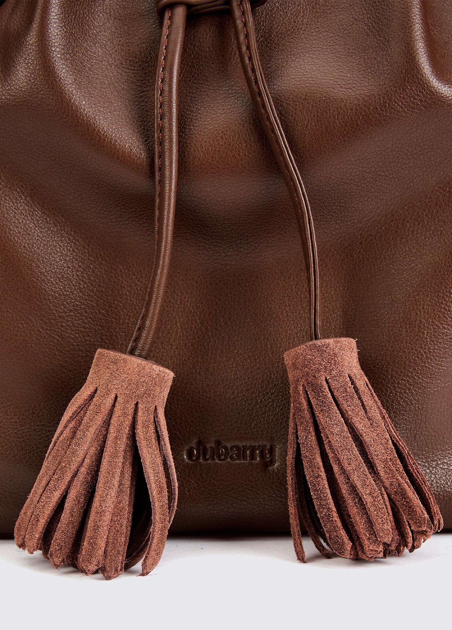 Dubarry Doonbeg Cross-body bucket bag - Cedar