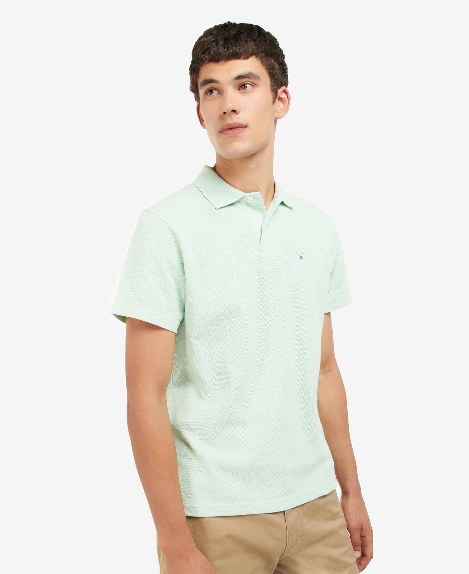 Barbour Ryde Polo Shirt - Dusty Mint