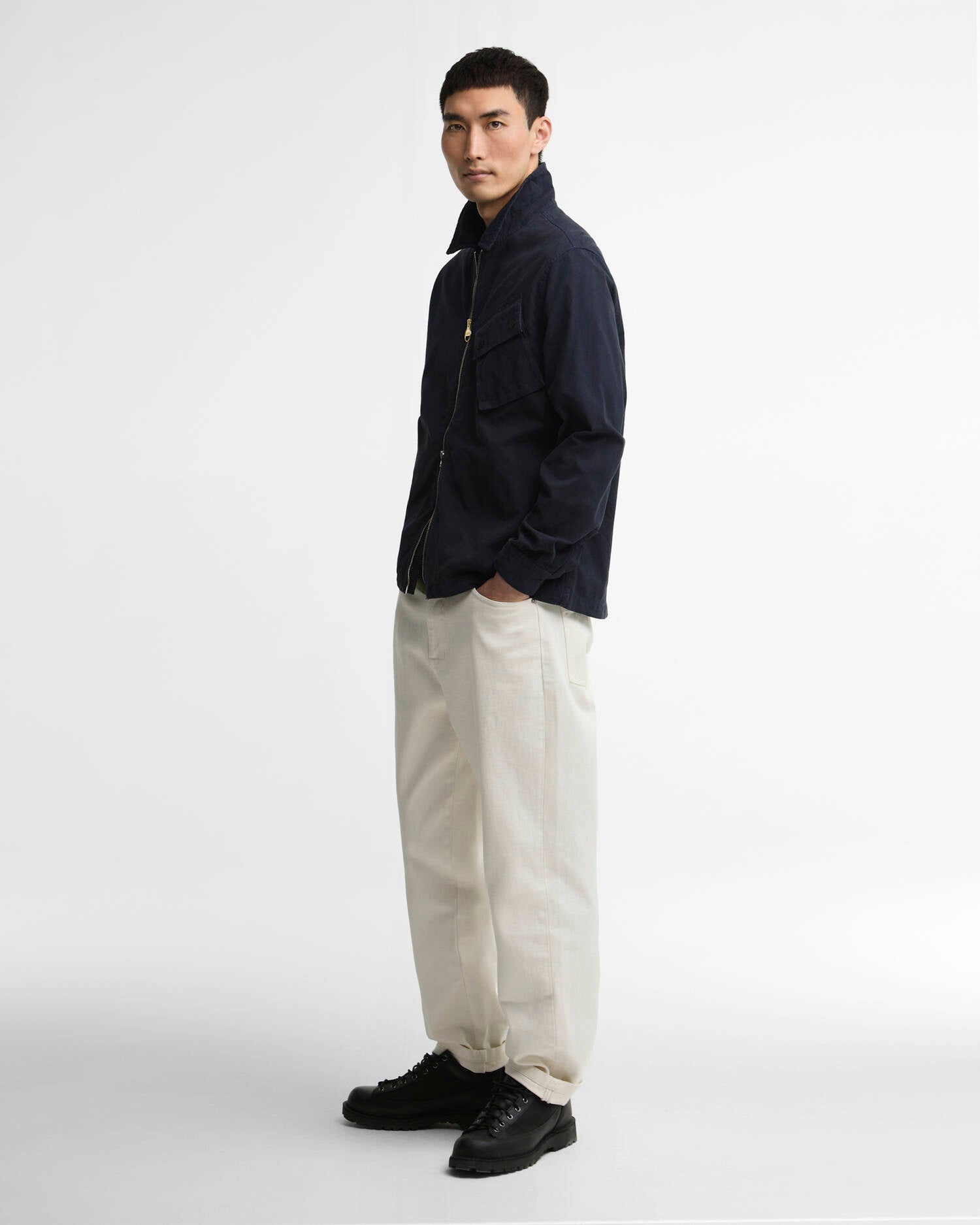 Barbour International A7 Overshirt - Navy