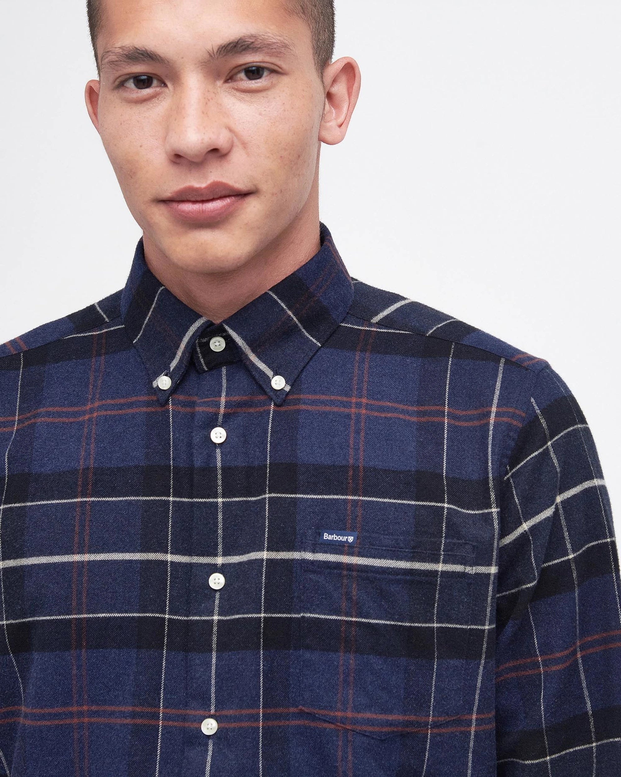 Barbour International Lutsleigh Shirt - Navy Marl