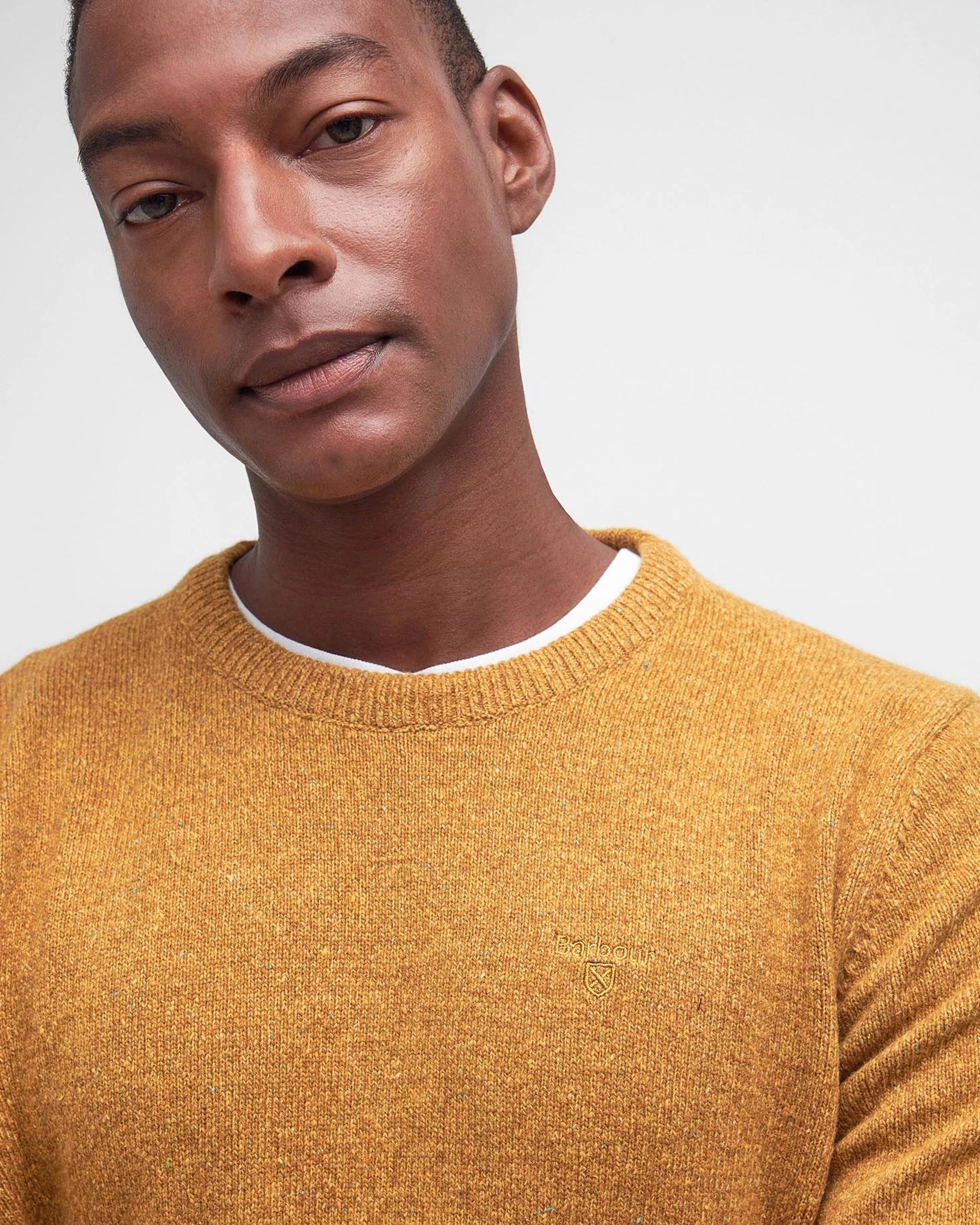 Barbour Tisbury Crew Neck Sweater - Copper