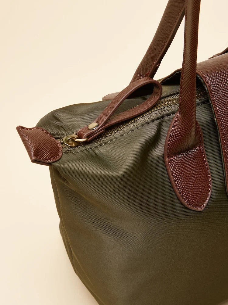 Joules Edie Khaki Shopper Bag