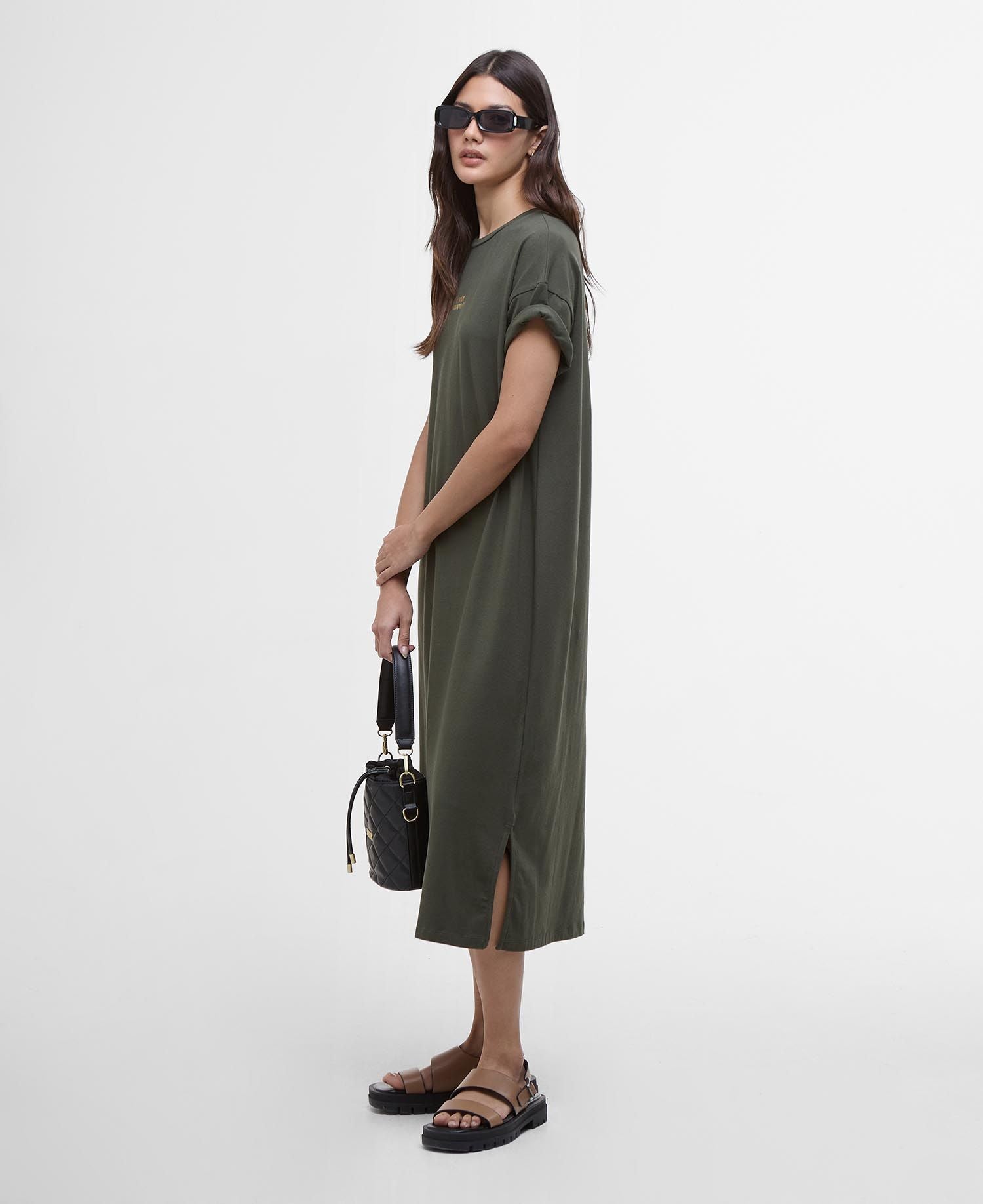 Barbour International Emerson Midi Dress - Envy
