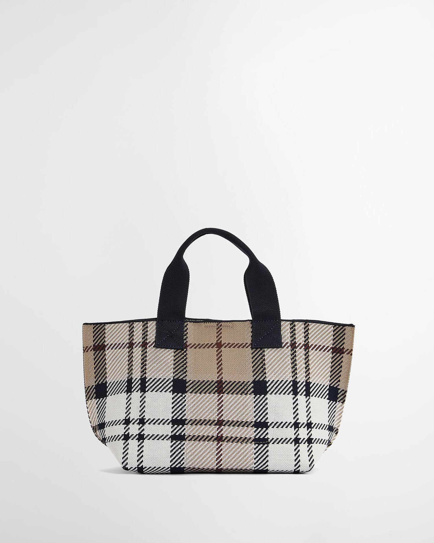 Barbour Layla Tartan Mini Tote Bag - Rosewood Tartan