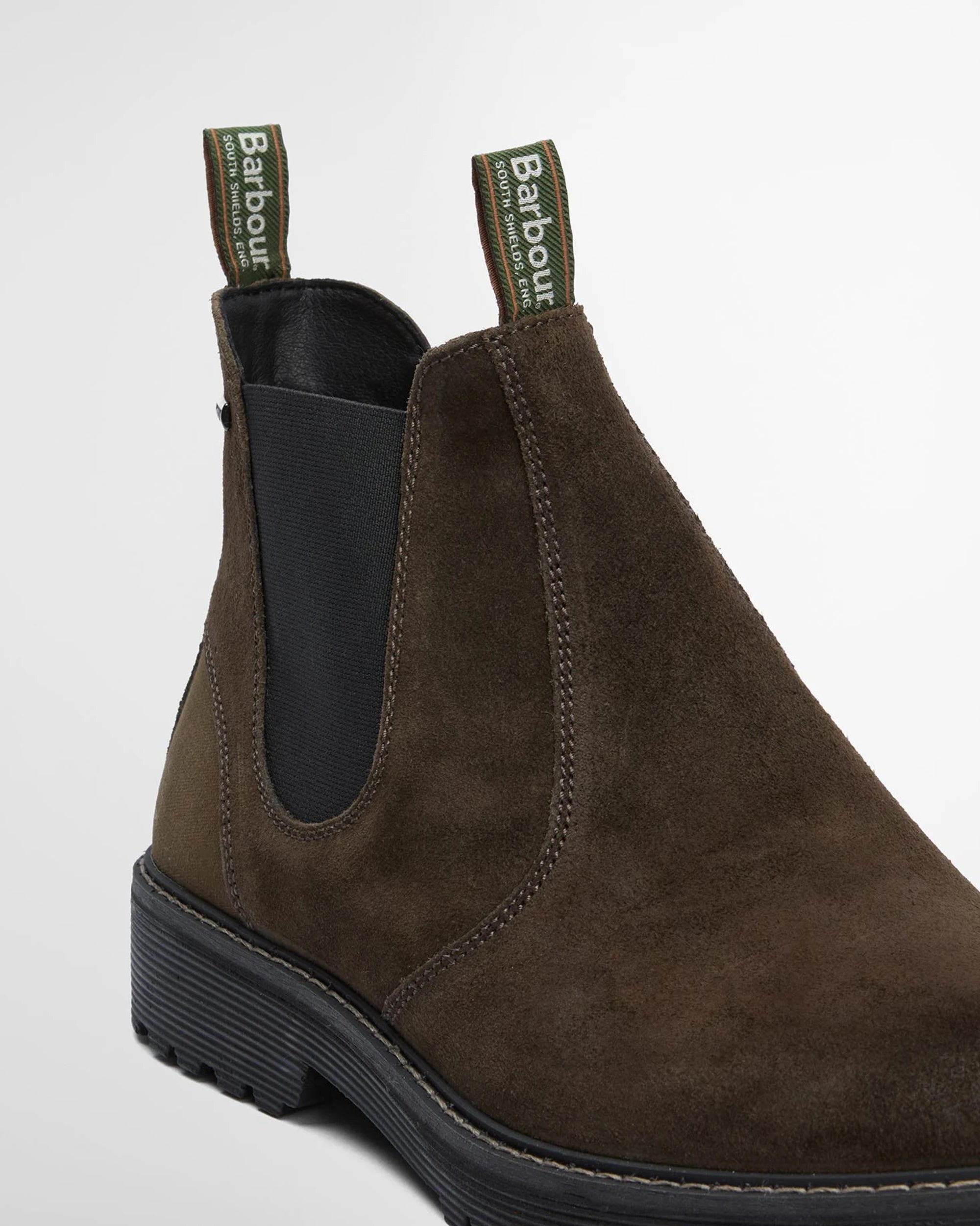 Barbour Patton Chelsea Boots - Oiled Brown