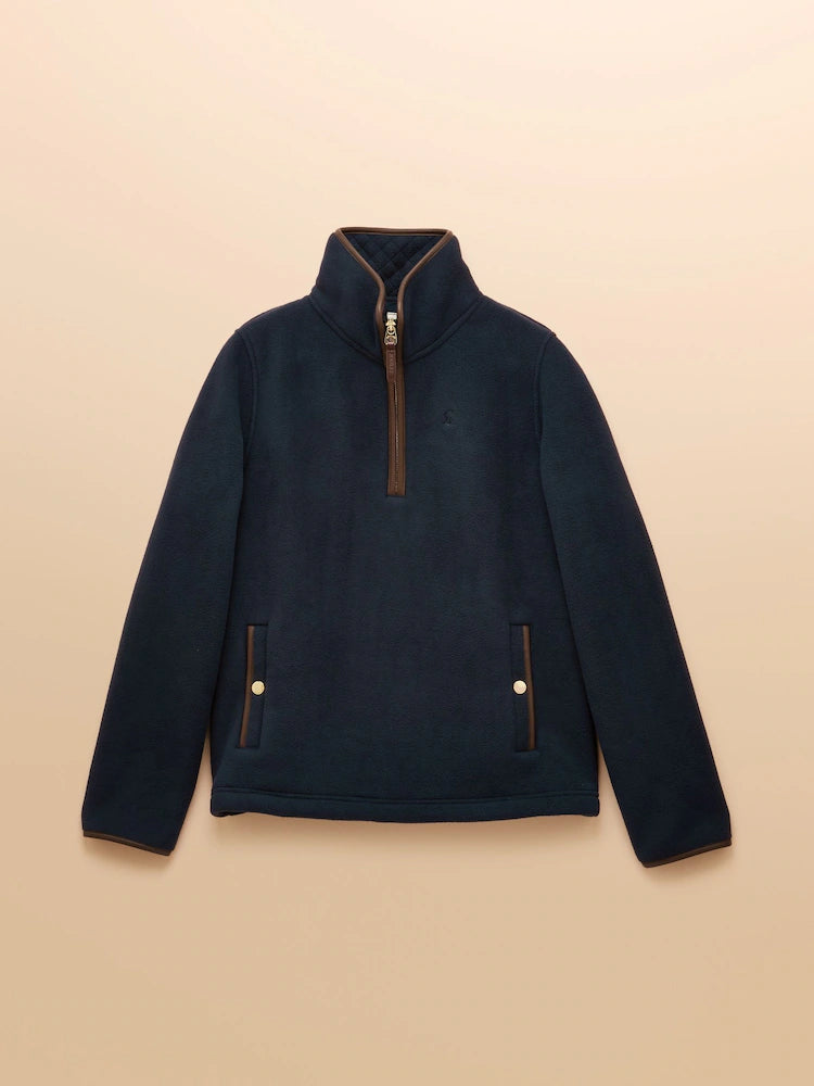 Joules Heritage Quarter Zip Fleece - Navy