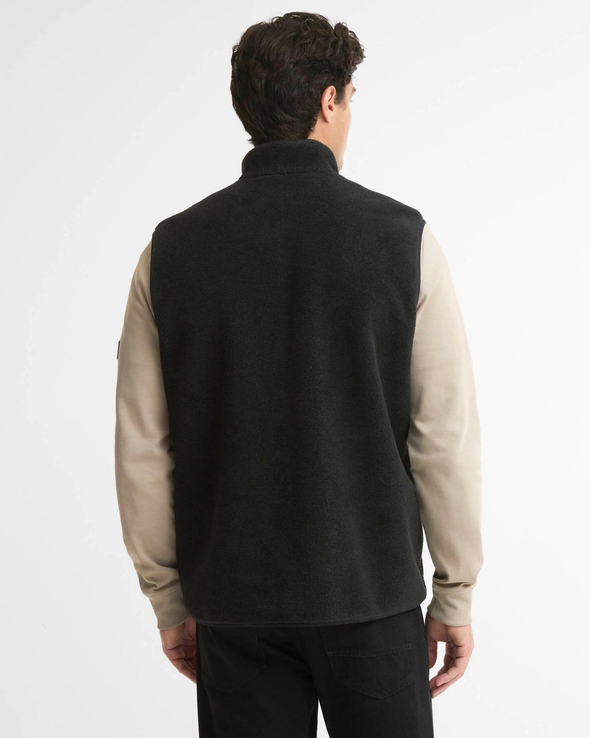 Barbour International Reversable Fleece Gilet - Black