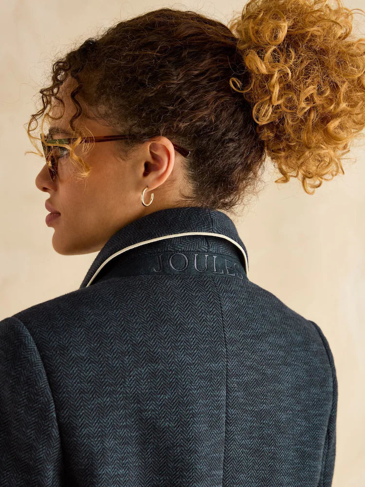 Joules Hartley Navy Shawl Collar Blazer