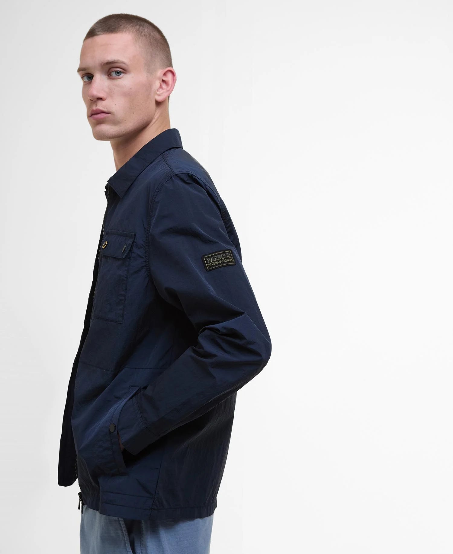 Barbour International Inline Overshirt - Sapphire Navy