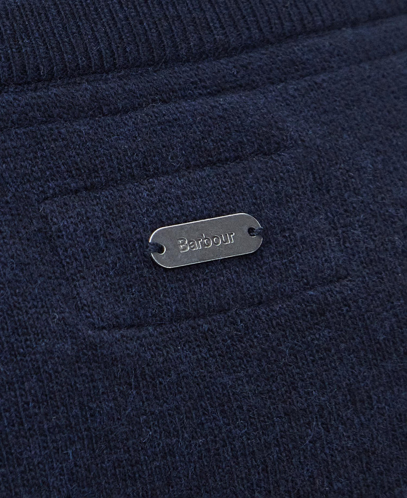 Barbour Pendle Crew Knit - Navy/Fawn