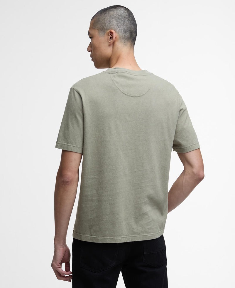Barbour International SMQ Coster T-Shirt - Bleached Olive