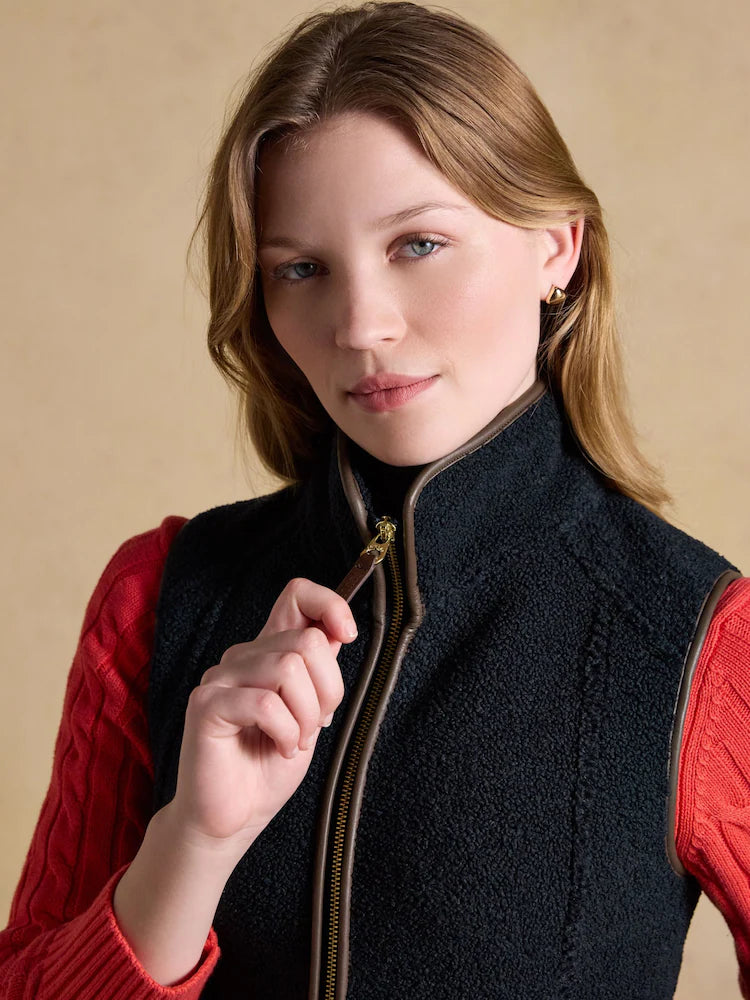 Joules Borg Heritage Fleece Gilet - Navy