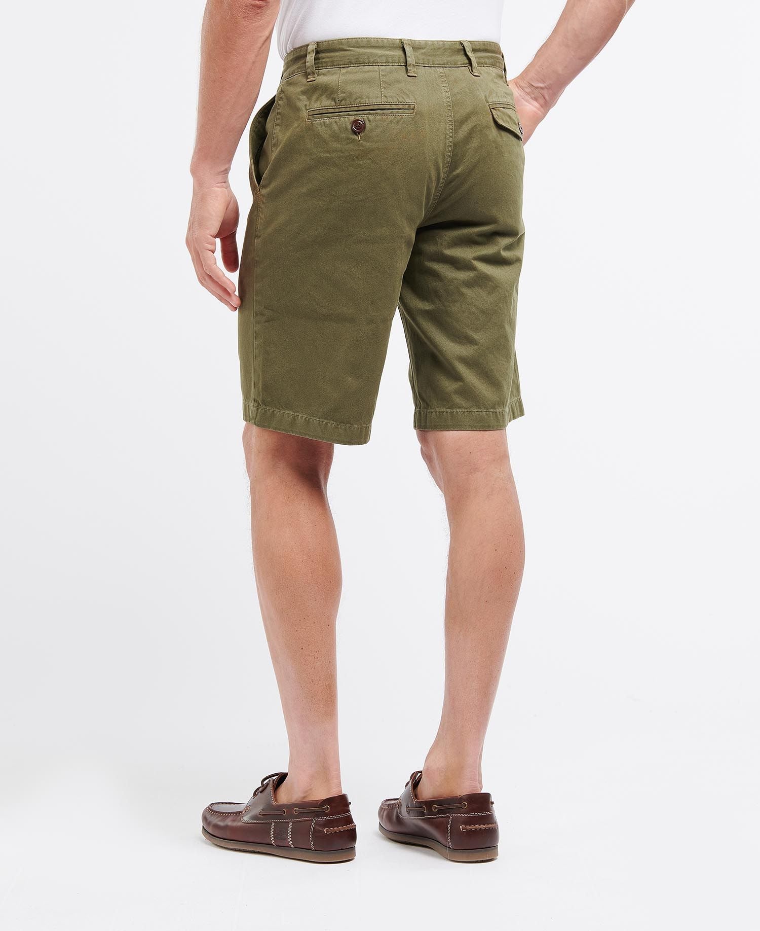 Barbour Neuston Twill Shorts - Ivy Green