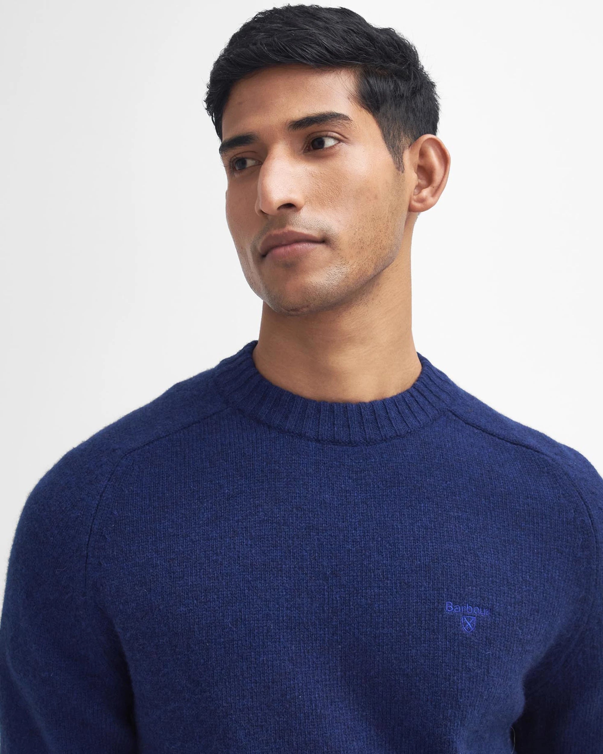 Barbour Grangetown Crew Neck Sweater - Inky Blue