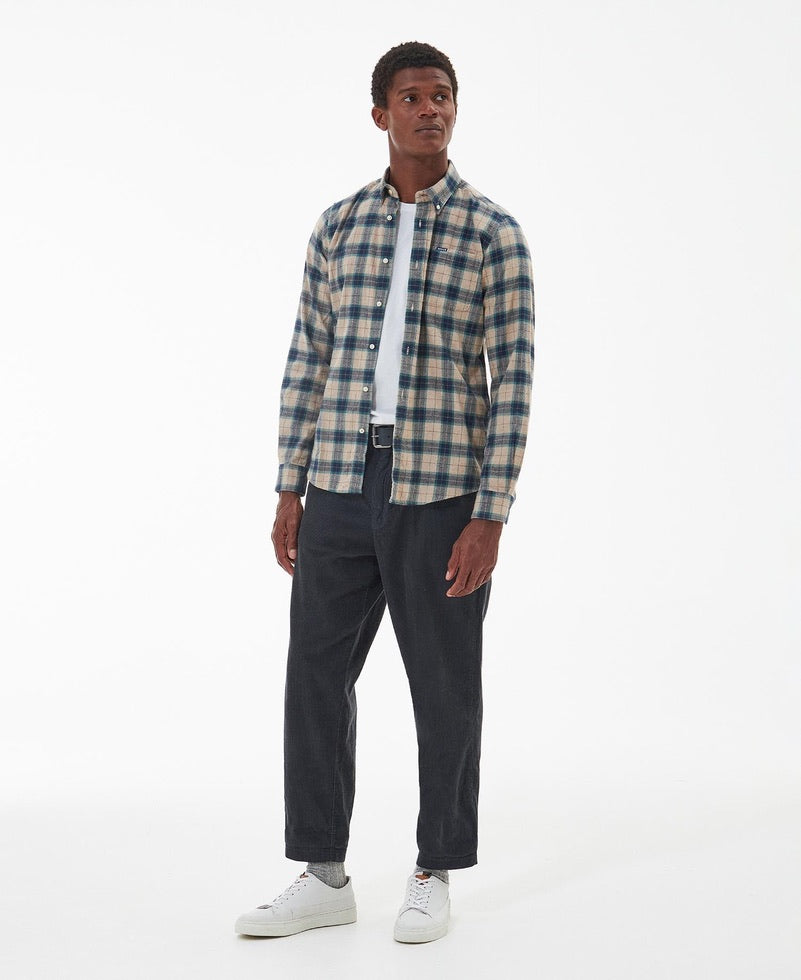 Barbour Castlebridge Tailored Shirt - Stone Marl