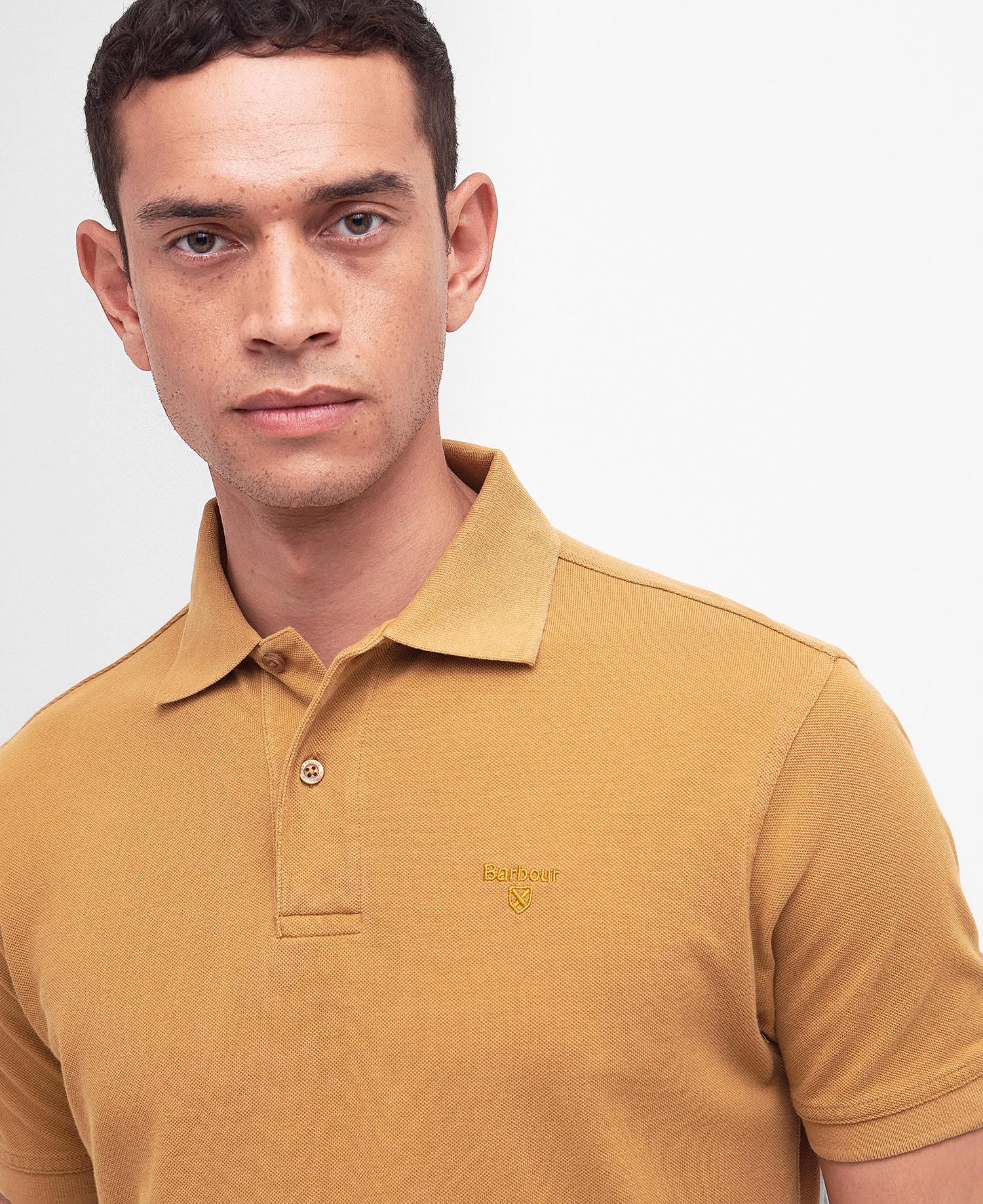 Barbour Washed Sports Polo - Cumin