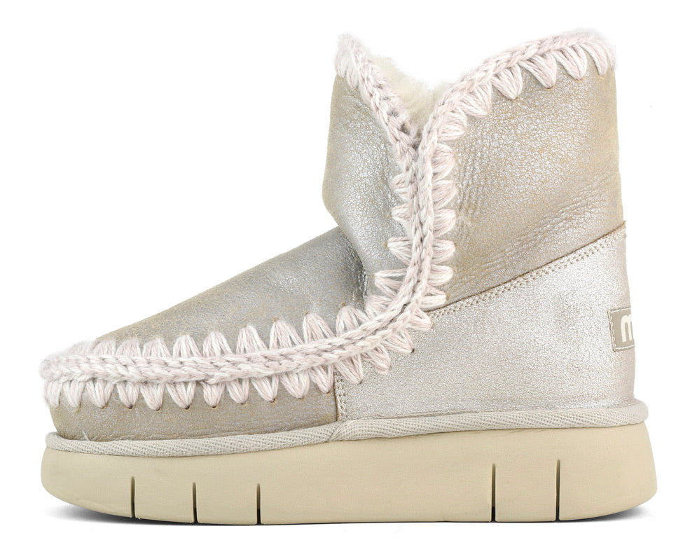 Mou Boots 18 Bounce Stone Metallic