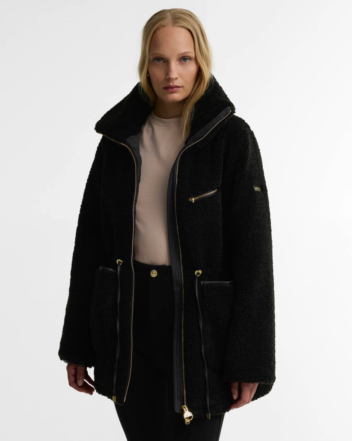 Barbour Kemora Womens Fleece Casual - Black