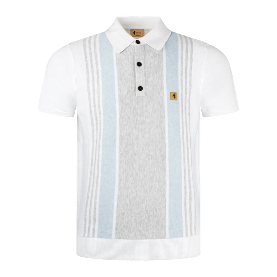 Gabicci Vintage Searle Polo Shirt - White