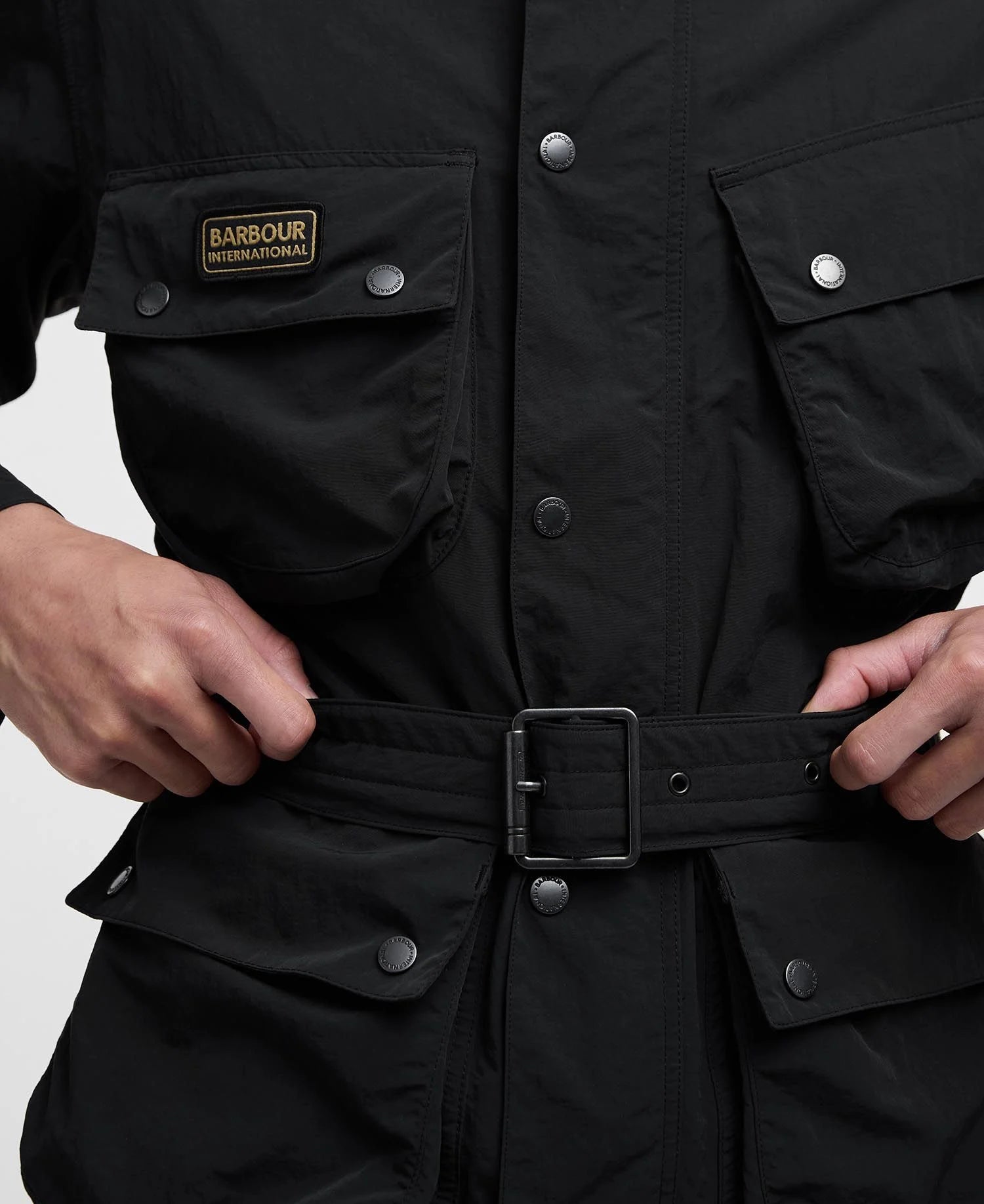 Barbour International Contempary A7 Showerproof Jacket - Black