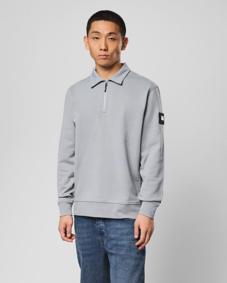 Weekend Offender Sidi Polo Sweatshirt with Flat Binding - Smokey