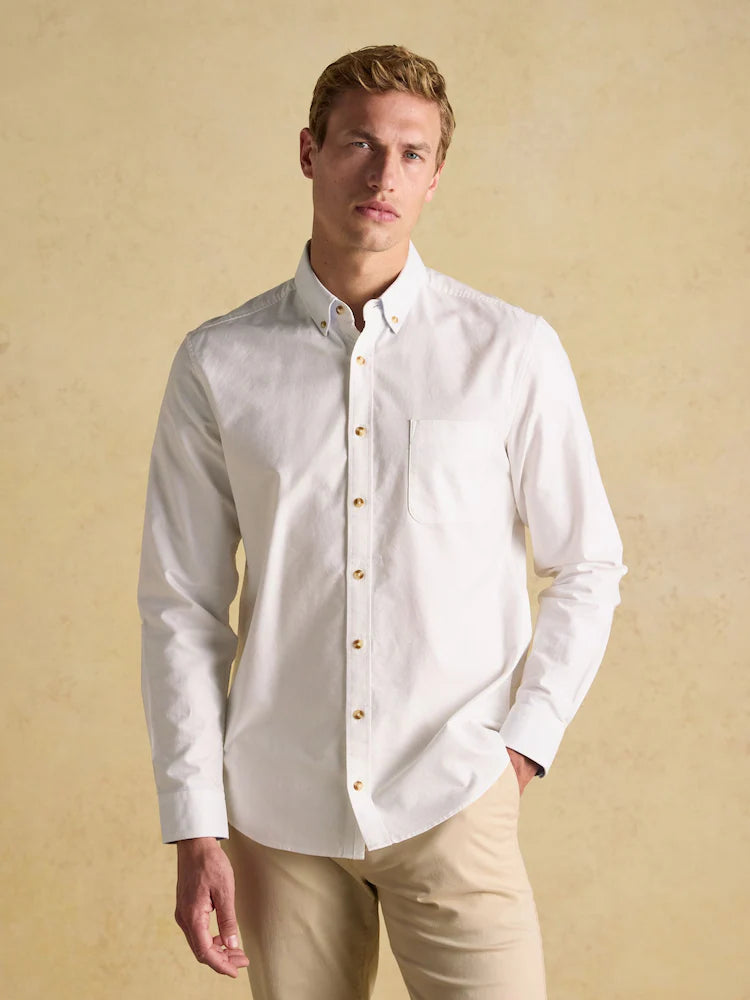 Joules White Classic Fit Oxford Shirt