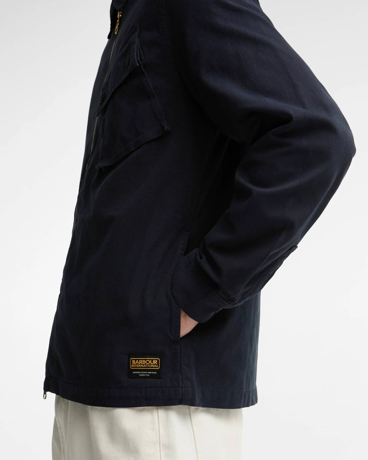 Barbour International A7 Overshirt - Navy