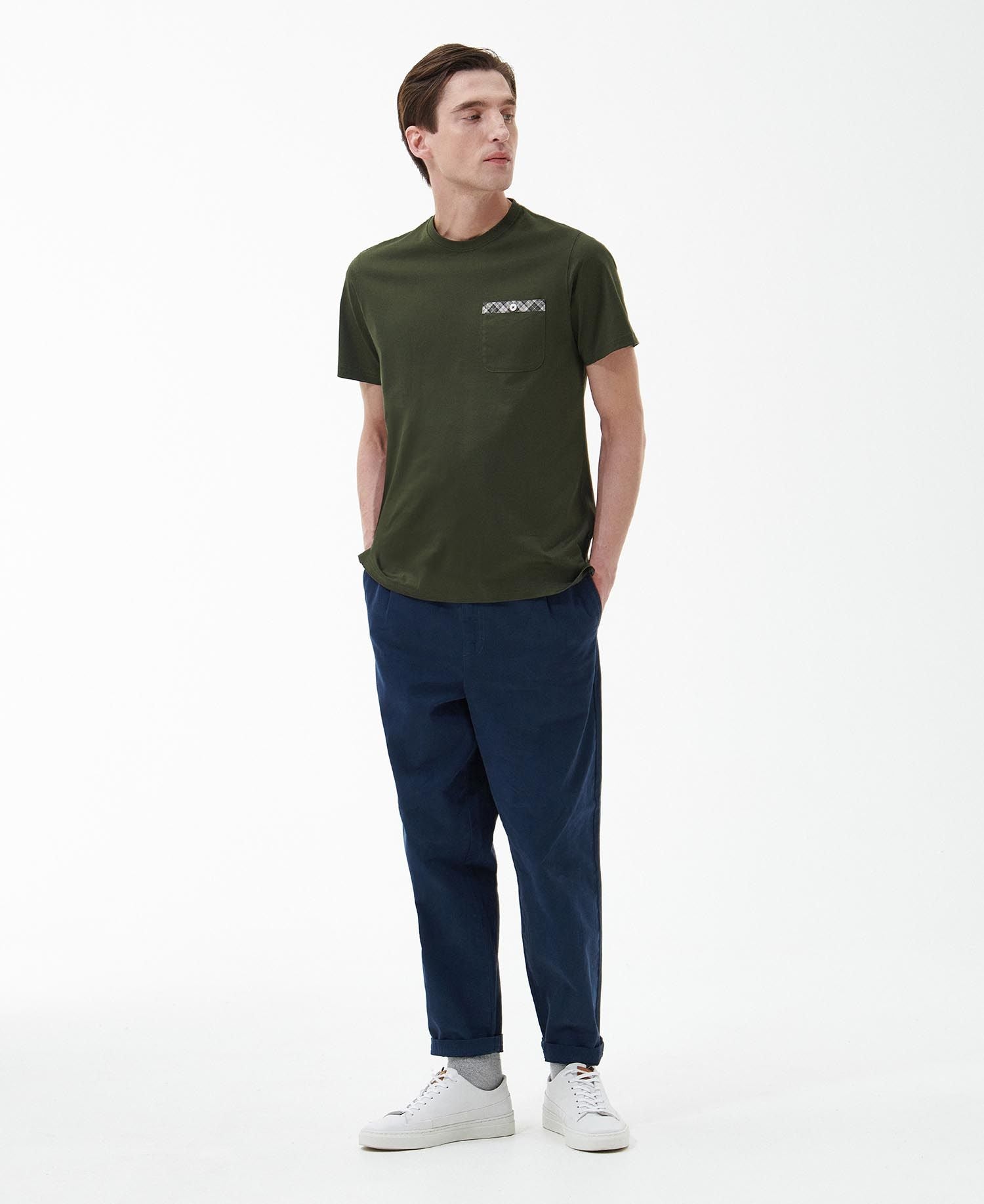 Barbour Durness Pocket T-Shirt - Olive
