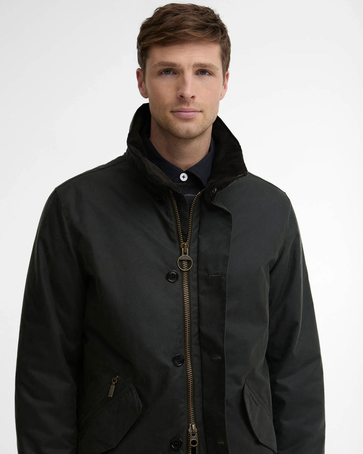 Barbour Modern Powell Wax Jacket - Sage