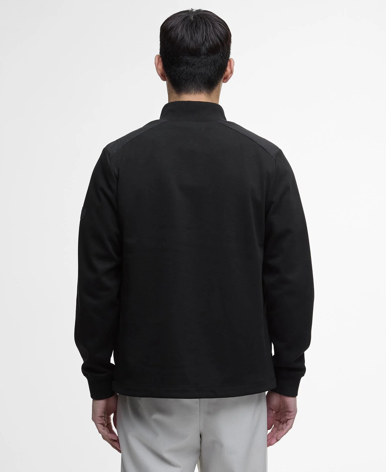 Barbour International Ethan Quilt Sweatshirt - Black