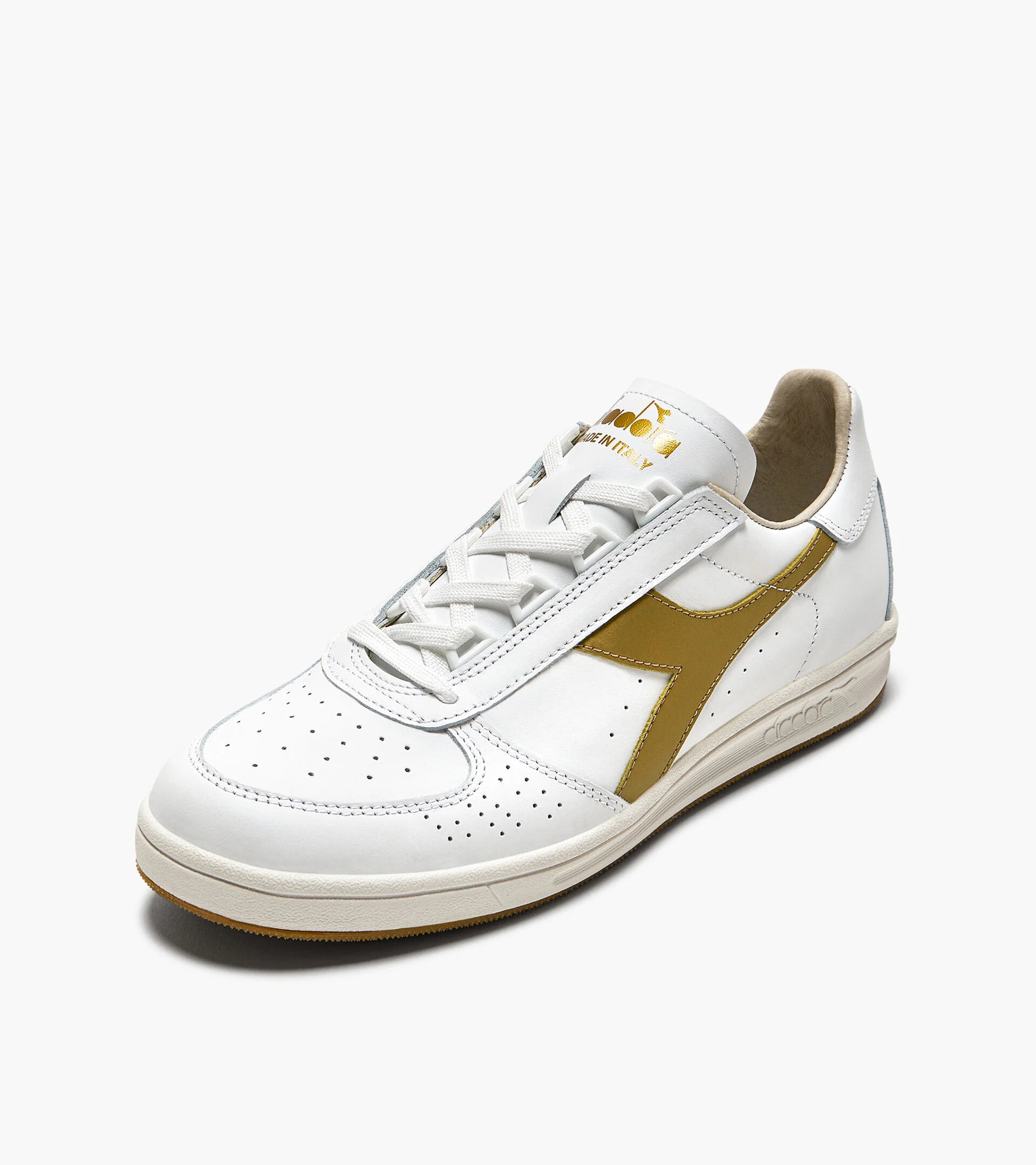 Diadora B.Elite Heritage Italia Sport - White/Gold