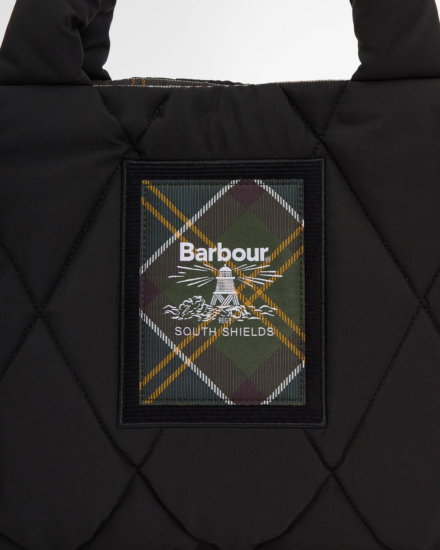 Barbour Connie Mini Quilted Tote Bag - Black