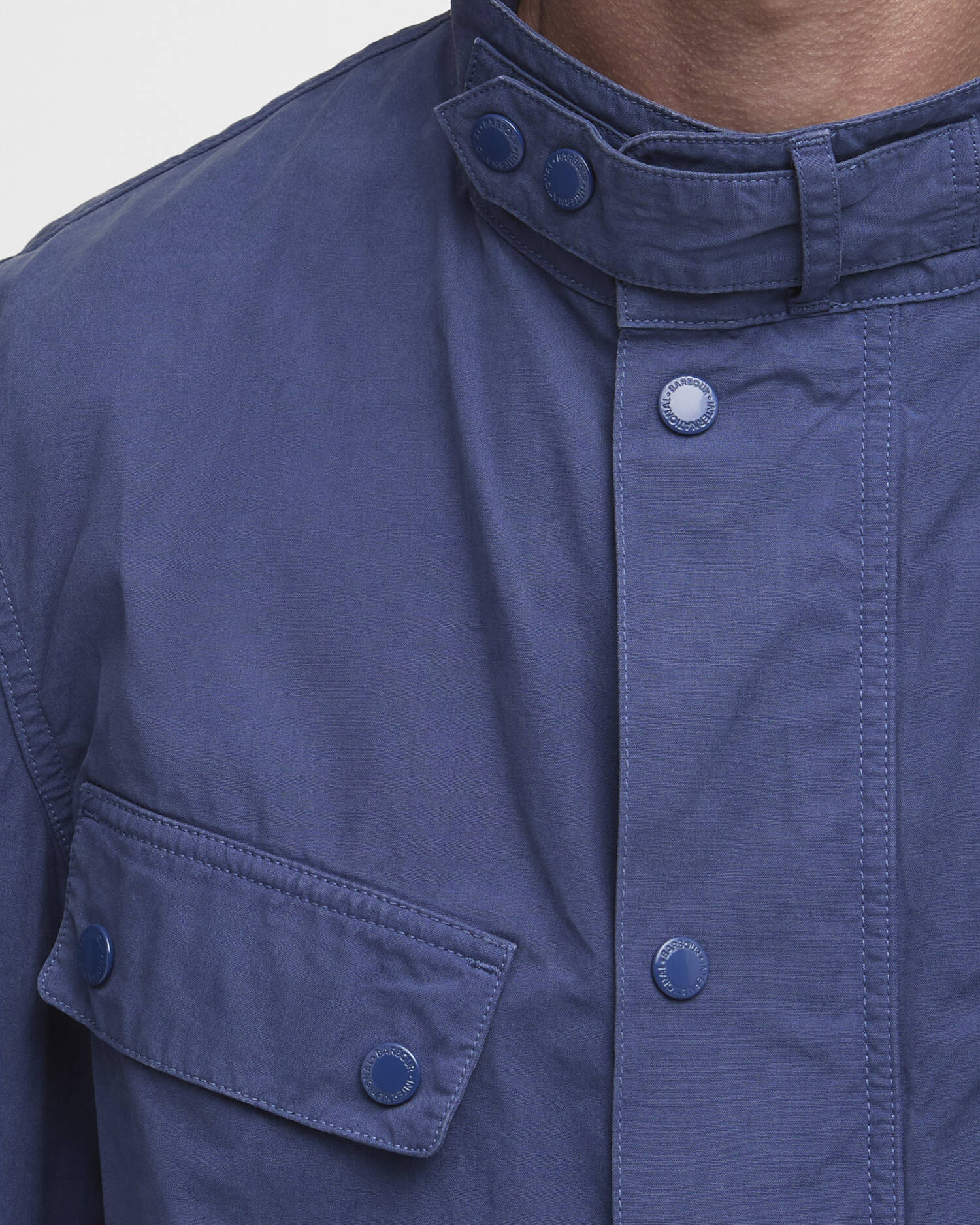 Barbour international Garment Dyed Duke Casual Jacket - Oceana