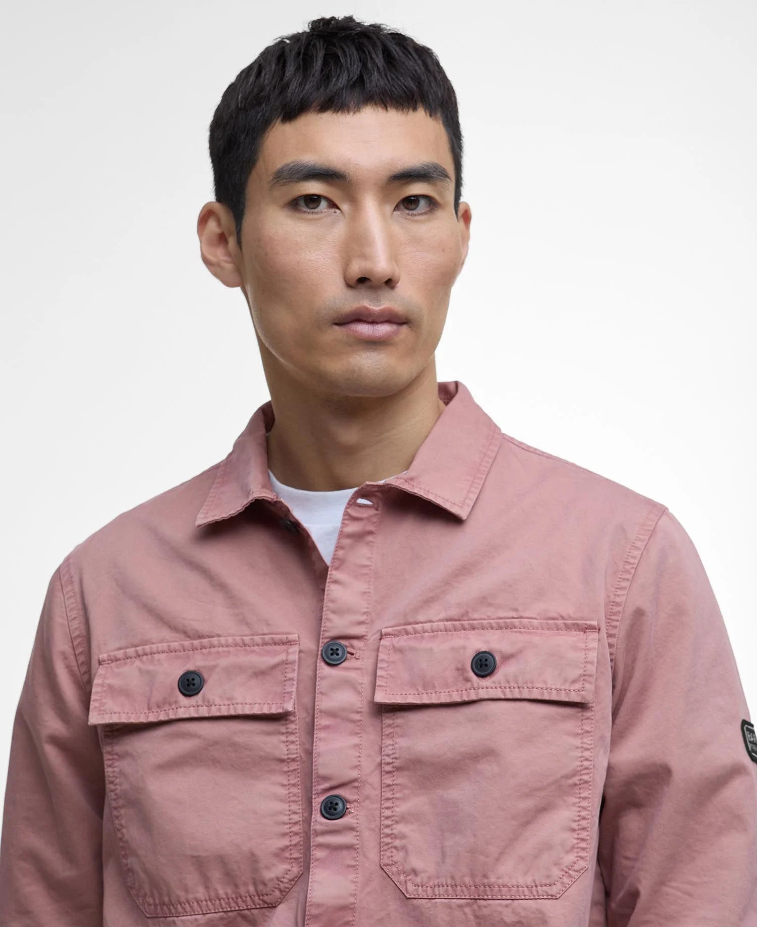 Barbour International Arlo Overshirt - Vintage Pink