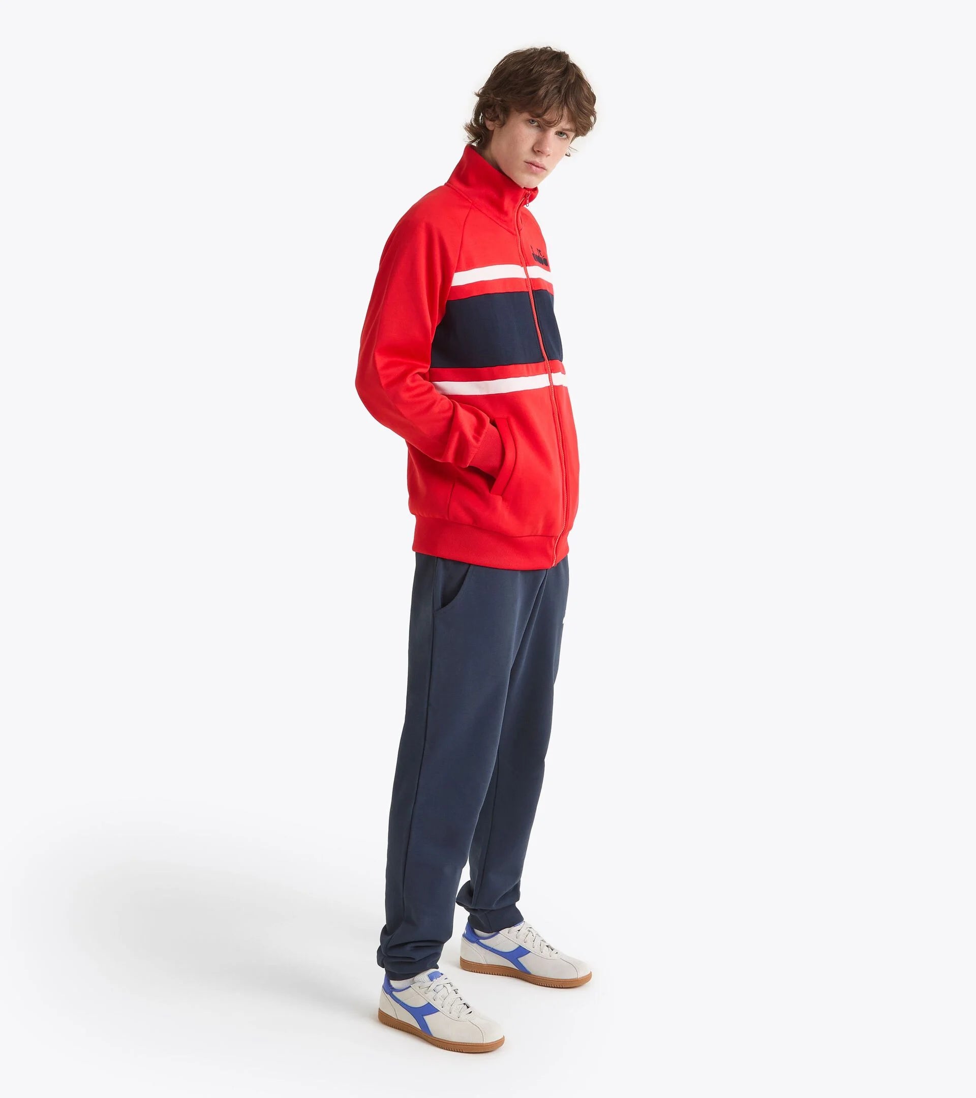 Diadora Track Top Jacket 80's - Red