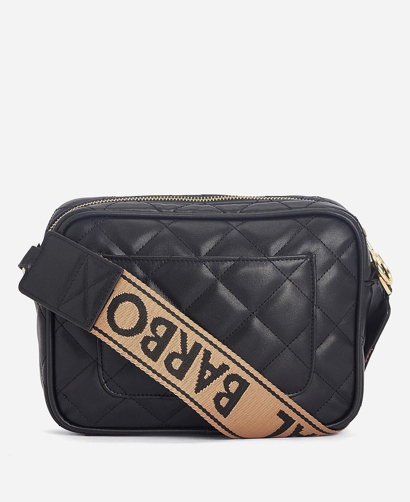 Barbour International Quilted Sloane Crossbody Bag - Black