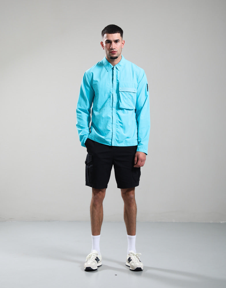 Marshall Artist Woodvale Overshirt - Cyan
