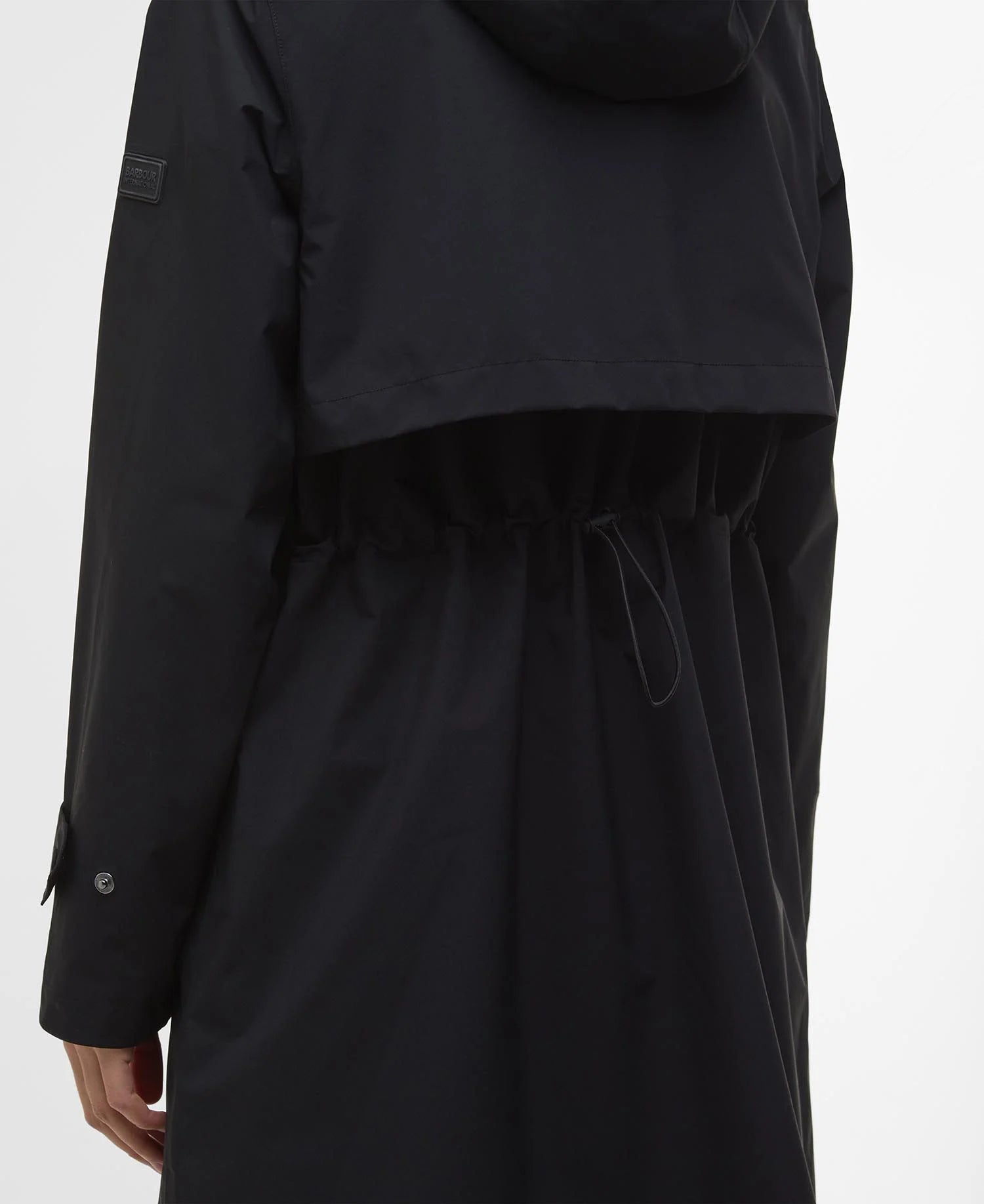 Barbour International Longline Kyra Waterproof Jacket - Black