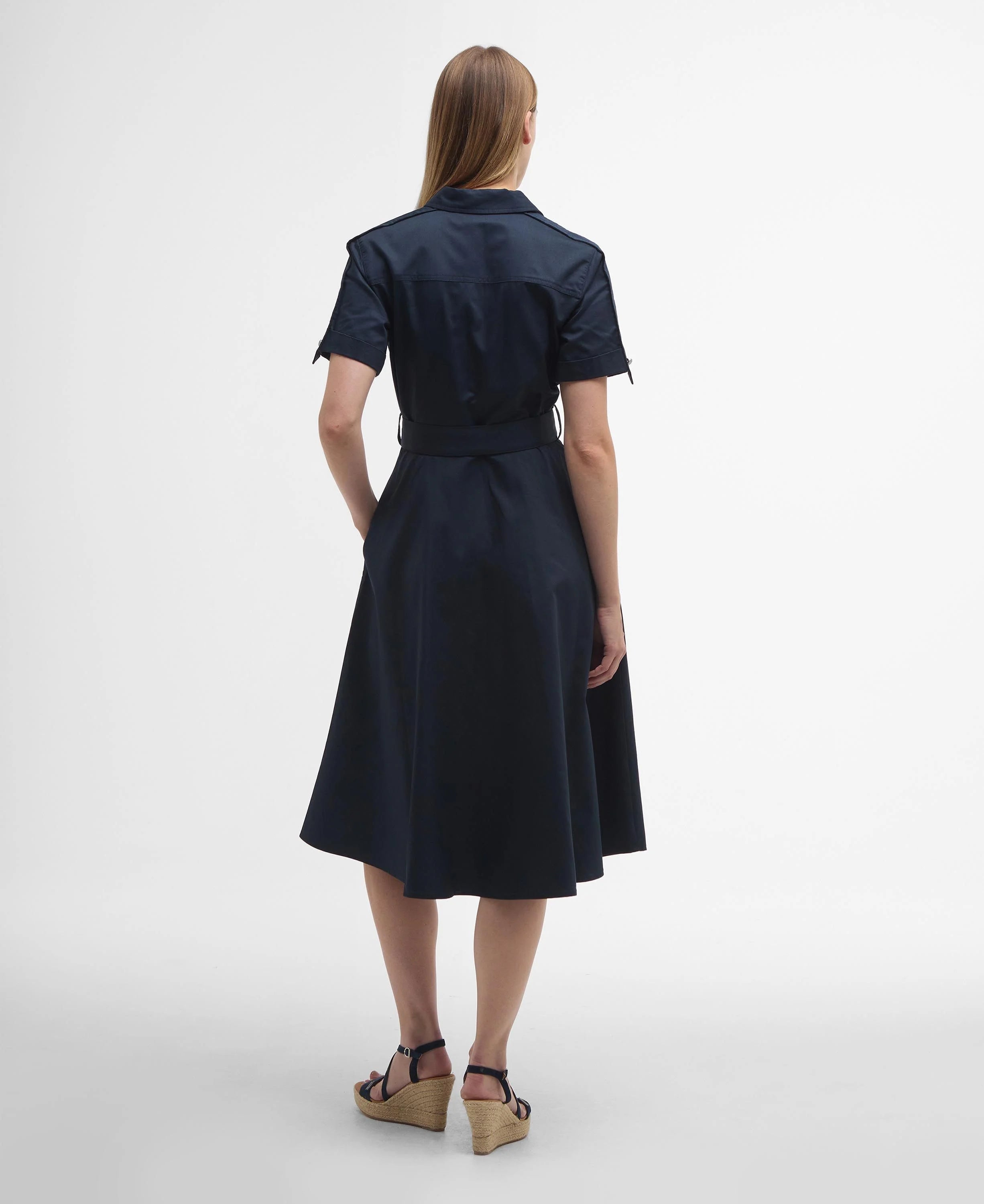 Barbour Ivy Midi Dress - Navy